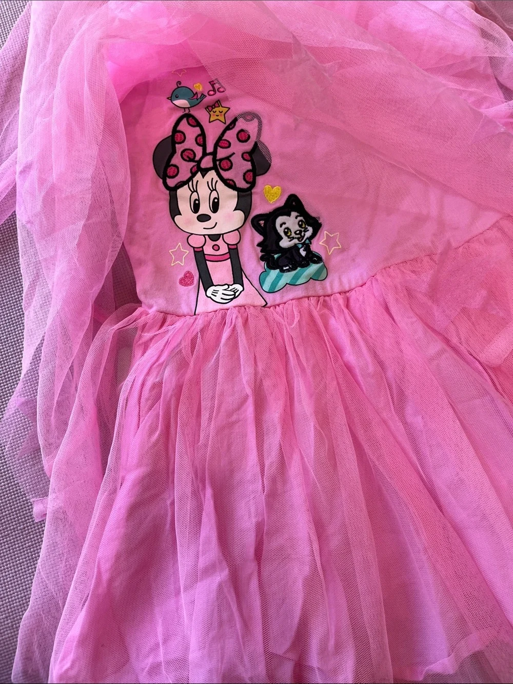Disney Pink Minnie Mouse Tulle Dress for Kids